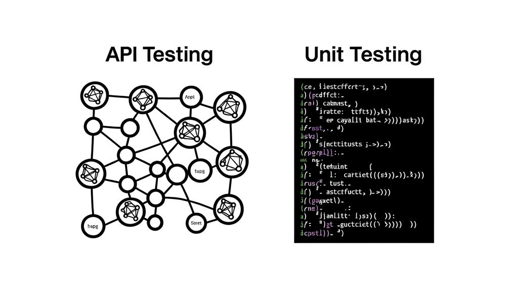 comparing api and unit testing