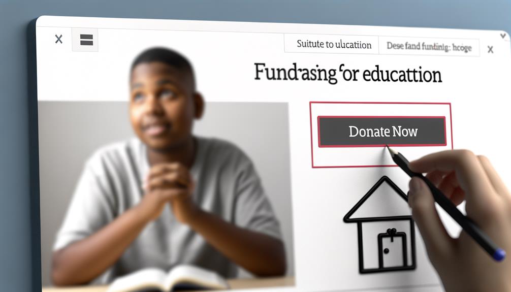 education website fundraising plan