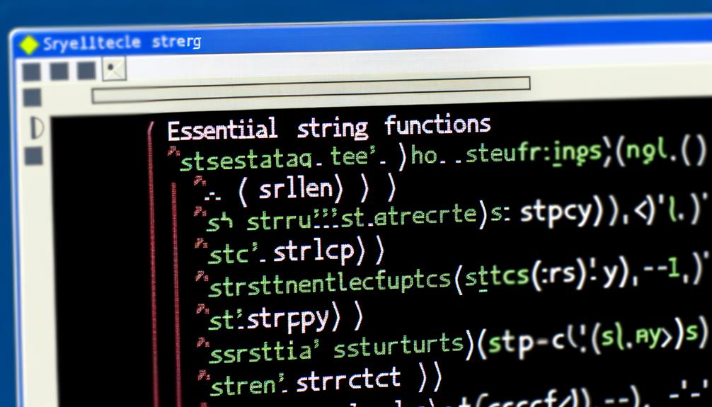 key string functions for c